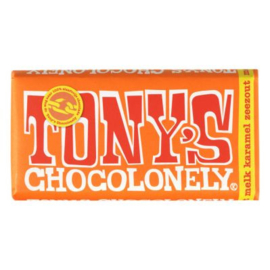 To­ny's Cho­co­lo­ne­ly Melk ka­ra­mel-zee­zout, 180 gr.