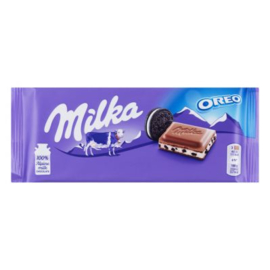 Milka chocolade reep Oreo, 100 gr.