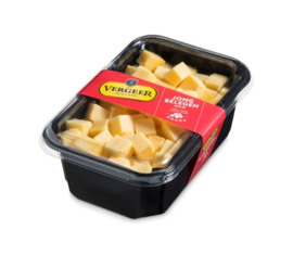 Vergeer Kaasblokjes Gouda jong belegen Kaas 48+, 165 gr.