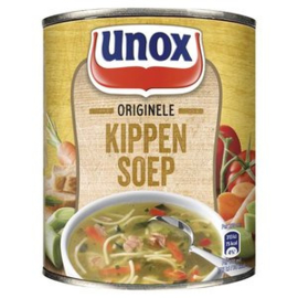 Unox Kippensoep, blik 800 ml.