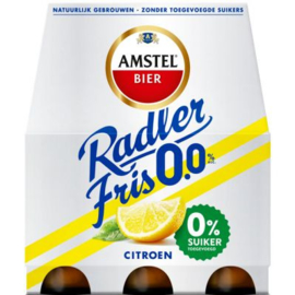 Amstel Radler fris 0,0%, 6 x 30 cl.