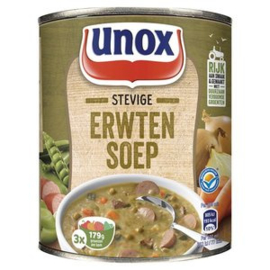 Unox Stevige Erwtensoep, blik 800 ml.