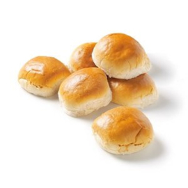 Zachte witte bolletjes, 6 stuks