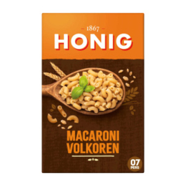 Honig volkoren macaroni, 550 gr.