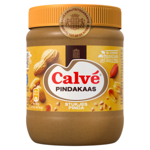 Calvé pindakaas stukje noot, 350 gr.