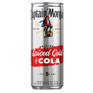 Captain Morgan Rum & Cola, 25 cl.