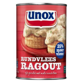 Unox Runderragout, blik 400 gr.