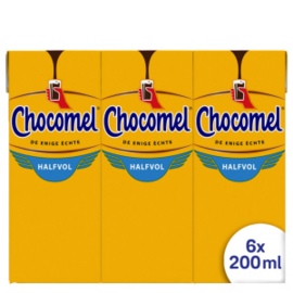 Chocomel halfvol, 6x200 mxl.