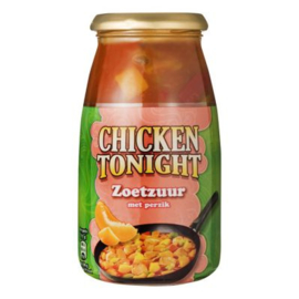 Chic­ken To­night Zoet­zuur per­zik, pot 525 gr.