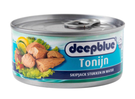 Deepblue, tonijnfilet in water, blik 185 gr.