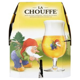 La Chouffe blonde bier, 4 x 33cl.