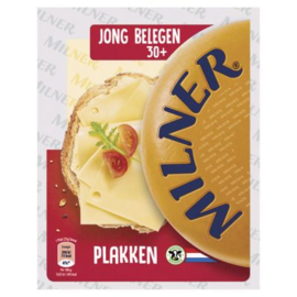 Milner Kaas gesneden jong belegen 30+, 175 gr.