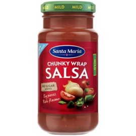 San­ta Ma­ria Chun­ky wrap sal­sa mild, pot 230 gr.