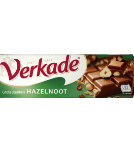Verkade tablet hazelnoot, 180 gram