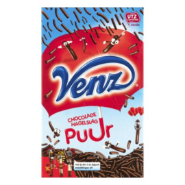 Venz chocolade hagelslag puur, 400 gr.