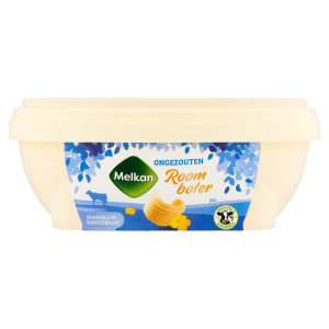 Melkan, ongezouten roomboter, 225 gr.