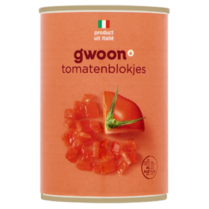 Gwoon tomatenblokjes, 400 gr.