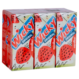 Wicky aardbei, 6x20 cl.
