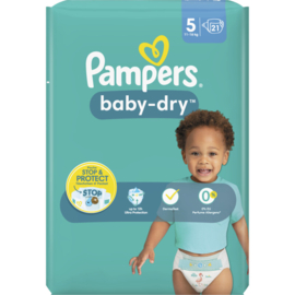 Pampers luiers, maat 5, 21 st.