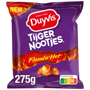 Tijgernootjes Flamin Hot, 275 gr.