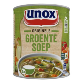 Unox Stevige Groen­te­soep, blik 800 ml.