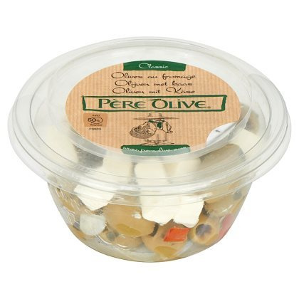Pere Olive, Olijven mix met Feta kaas, 150 gr.