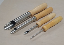 Set van 4 gatenboren