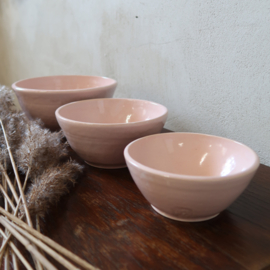 Nest roze schalen