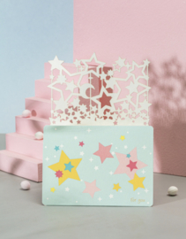 3D cadeaukaartje met envelop | Jij bent mijn ster