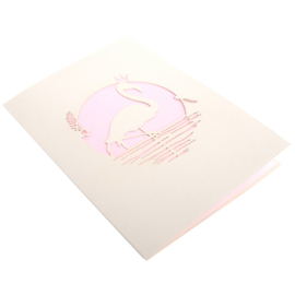 Hallo flamingo jubileum/liefdeskaart