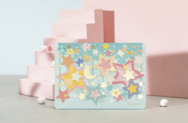 3D cadeaukaartje met envelop | Jij bent mijn ster