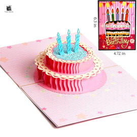 Carte d'anniversaire pop up -Happy birthday