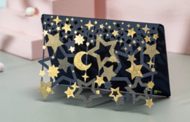 3D cadeaukaartje met envelop | Jij bent mijn ster - Zwart