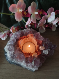 Amethist sfeerlicht houder - nr. 2