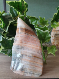 Blauwe Aragoniet (met onyx) vlam - nr. 3