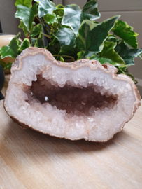 Bergkristal met agaatgeode - nr. 2