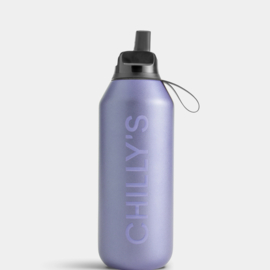 Chilly's S2 Sports Bottle Flip 500ml Matte Metallic Lavender