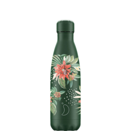 Chilly's Bottle Floral Oasis Green 500ml