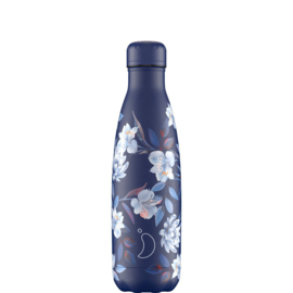 Chilly's Bottle Fleurs Bleues 500ml