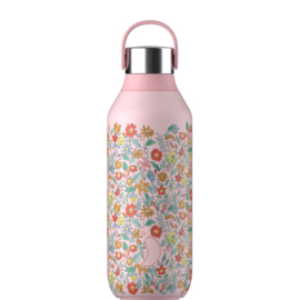 Chilly's S2 Bottle 500ml Liberty Sprigs Pink
