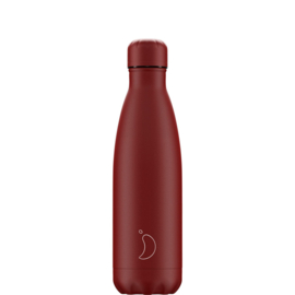 Chilly's Bottle Matte All Red 500ml