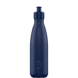 Chilly's Bottle Matte Blue Sport 500ml