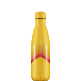 Chilly's Bottle Retro Yellow Zigzag 500ml