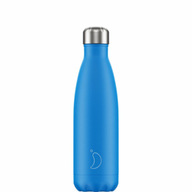Chilly's Bottle Neon Blue 500ml