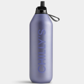 Chilly's S2 Sports Bottle Flip 1000ml Matte Metallic Lavender