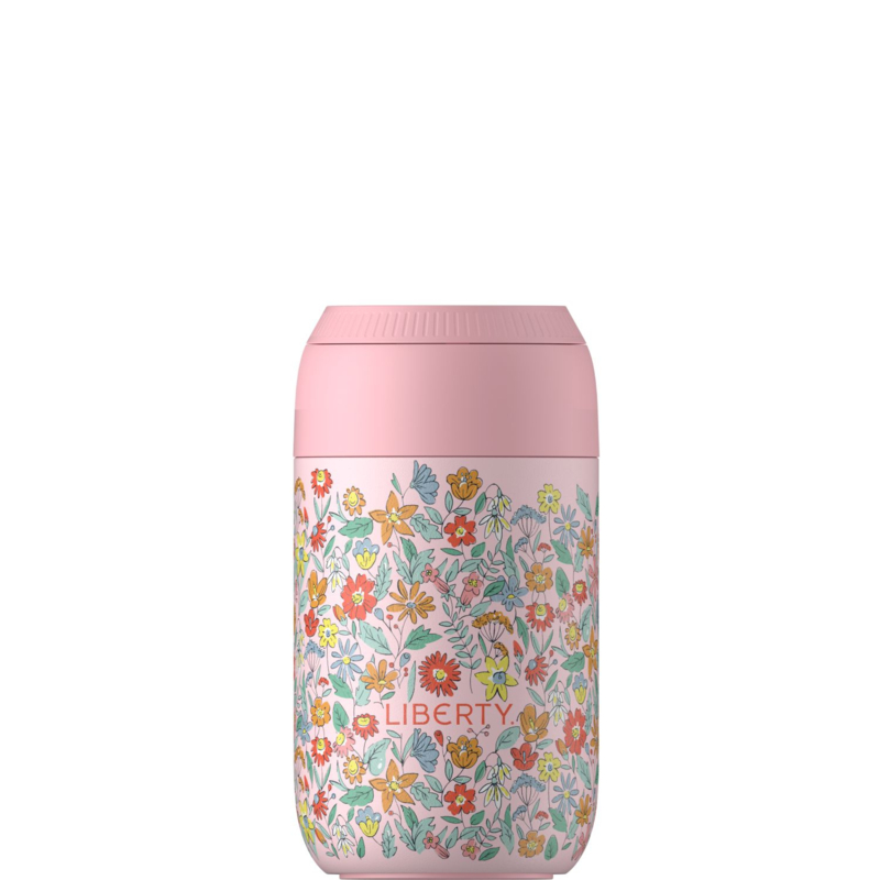 Chilly's Series 2 Coffee Cup 340ml Sprigs Pink