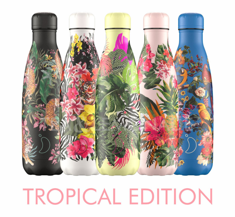 Chilly's Bottle Tropical Hibiscus Tigers 500ml