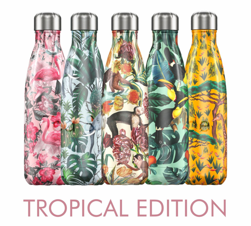 Bouteille voyage isotherme 500ml Chilli's bottle tropical toucan