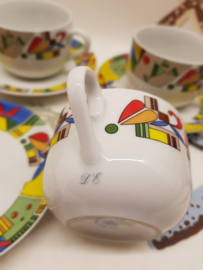 Cup and Saucer 4x Douwe Egberts Jarolina
