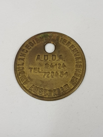 A.D.D.A. Ambulance Service Animal Friends Token